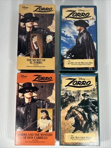 Disney Zorro VHS Lot Volume 1-6 Guy Williams Collection - Picture 1 of 14