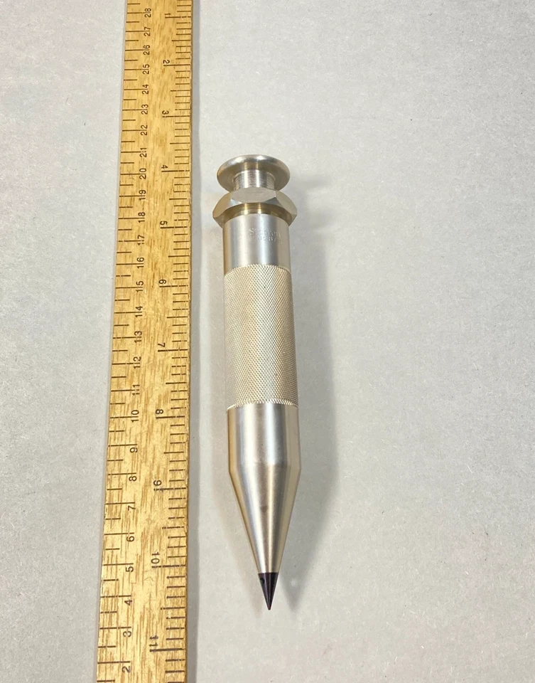 Starrett Plumb Bob Steel String Loop & Storage 5 1/2" #87 USA - Image 1 of 4