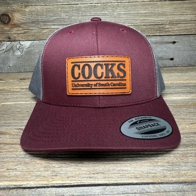 SOMBRERO CAMIONERO PARCHE CUERO CAROLINA DEL SUR GAMECOCKS Foto 1 de 2