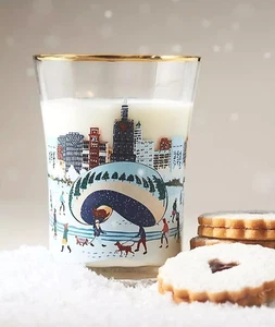 Anthropologie Holiday In The City Saftglas Chicago 15 Oz. Neu - Bild 1 von 4
