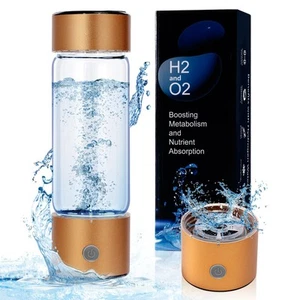 Portable Hydrogen Water Generator Bottle 3 Min Quick Electrolysis Rechargeabl... - Picture 1 of 7