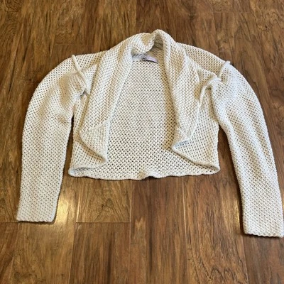 Cárdigan corto tejido blanco SO para mujer, X-pequeño Foto 1 de 4