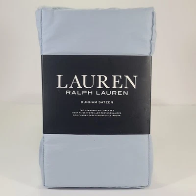 Ralph Lauren Dunham сатин 2 стандартные наволочки 300 нитей - небесно-синий - Изображение 1 из 4