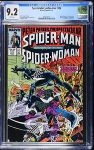 Espectacular Spider-Man #126 CGC 9.2 1987 Marvel Comics Spider-Woman Aparición - Imagen 1 de 2