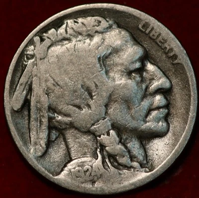 1924-S San Francisco Mint Buffalo Nickel - Image 1 of 2