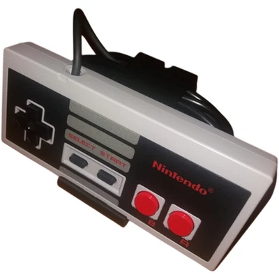 Nintendo NES Controller Display Stand Holder with Cable Management Dock Base - Image 1 of 4