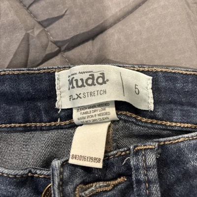 Mudd Jeans Juniors Size 5 Blue Medium Wash Denim Skinny Flex Stretch Casual - Image 1 of 3