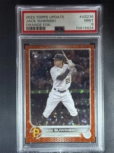 2022 Topps Update #US236 Jack Suwinski Orange Foil /299 ROOKIE PSA 9 Pirates - Picture 1 of 2