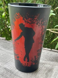 Michael Jackson Cirque Du Soleil ONE Show Glass Tumbler 16Oz King Of Pop Blk Red - Picture 1 of 8