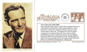 Postal Reino Unido actor de cine Trevor Howard breve encuentro - nostalgia - Imagen 1 de 3
