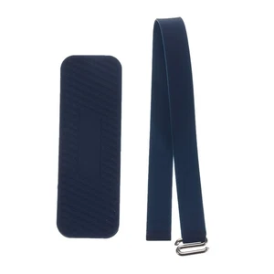 Poignée Téléphone Sangle Silicone Cordon Élastique avec Poignée Bleu Minuit 1Pcs - Photo 1 sur 5