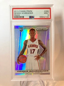 2013-14 Panini Prizm Prizm Dennis Schröder Rookie RC PSA 9 - Bild 1 von 2