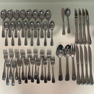 Oneida COLONIAL MOOD Wm A Rogers Edelstahl Besteck Silberbesteck 45 Teile - Bild 1 von 7