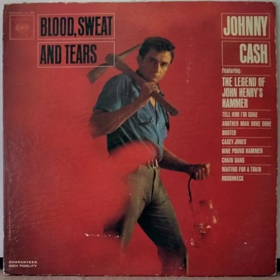 JOHNNY CASH - Blood, Sweat And Tears COLUMBIA CL 1930 MONO US 1962 Country LP - Image 1 of 3