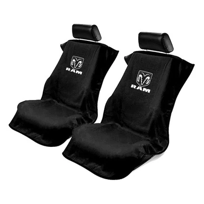 Seat Armour Set of 2 Black Terry Cloth Seat Cover Towels fit for Dodge Ram - Ram - Image 1 of 3