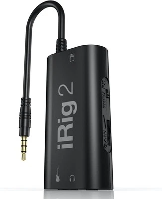 IK Multimedia iRig 2 portable guitar audio interface, lightweight audio...  - Image 1 of 4