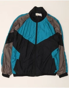 C&A Hombre Chándal Top Chaqueta XL Negro Bloque de Color DJ51 - Imagen 1 de 3