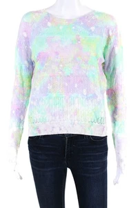 Cotton By Autumn Cashmere Women's Long Sleeves Multicolor Sweater Size XS - Picture 1 of 5