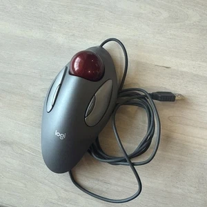 Logitech T-BC21 USB-Wired Trackball Mouse - Afbeelding 1 van 5