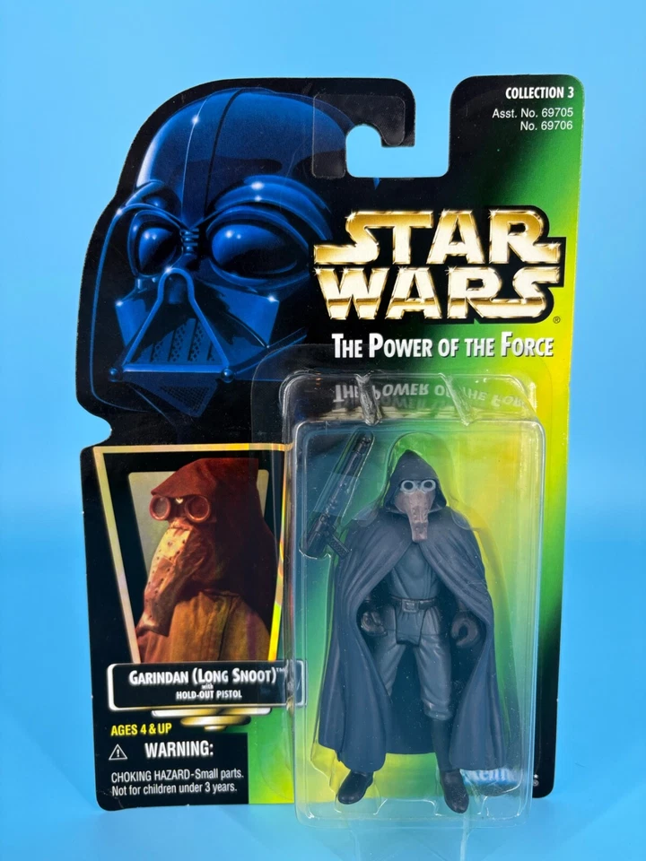 Vintage 1997 Kenner Star Wars Power Of The Force Garindan Freeze Frame