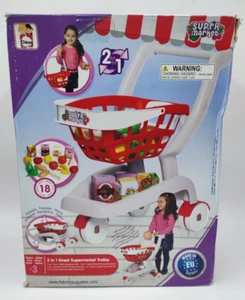 Einkaufswagen Chicos Spielzeug Mein 2-in-1 Supermarktwagen 84158 - Bild 1 von 8