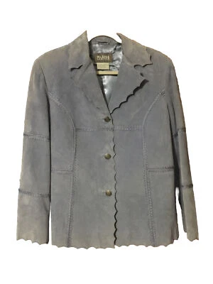 Wilsons Chaqueta Cuero Mujer Medio Azul Claro Foto 1 de 3