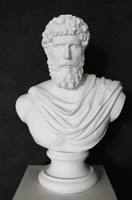 Estatua busto Marco Aurelio, 45 cm/18 pulgadas, emperador romano, escultura busto Foto 1 de 4