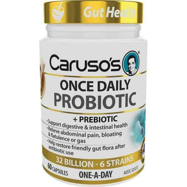 Caruso's Poo Eze Probiotic | 60 Capsules | Intestinal Health | Flora | Bowel | - image 1 of 1