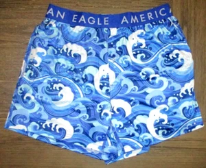 MENS AMERICAN EAGLE ULTRA SOFT POCKET BLUE BOXER SHORTS SIZE S (29/31) - Picture 1 of 2