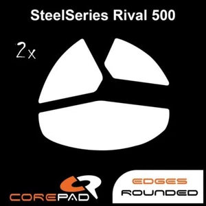 Corepad Skatez SteelSeries Rival 500 Replacement Mouse Feet Hyperglides PTFE - Picture 1 of 1