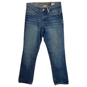 CCS Skateboards Mens Jeans 28x30 Straight Leg Distressed Blue Denim Wash Rise - Picture 1 of 12