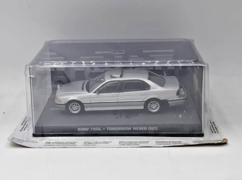 Eaglemoss 007 Movie Car Bmw 750il 007 tomorrow never die BOX no allegato Gd44 - Immagine 1 di 1