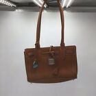 Dooney & Bourke Pebble Leather Small Brown Taupe Camel Purse Bag #j1343316