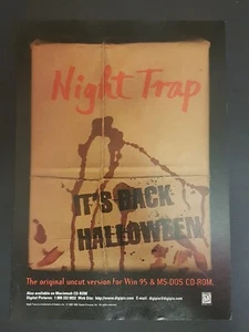 Night Trap Windows Print Ad Original Art 7.75x10.80 - Bild 1 von 1