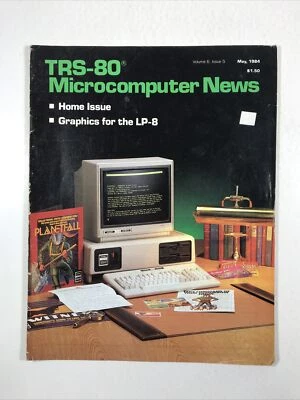 TRS-80 Microcomputer News Magazine (May, 1984) Computer Graphics Radio Shack - Image 1 of 3