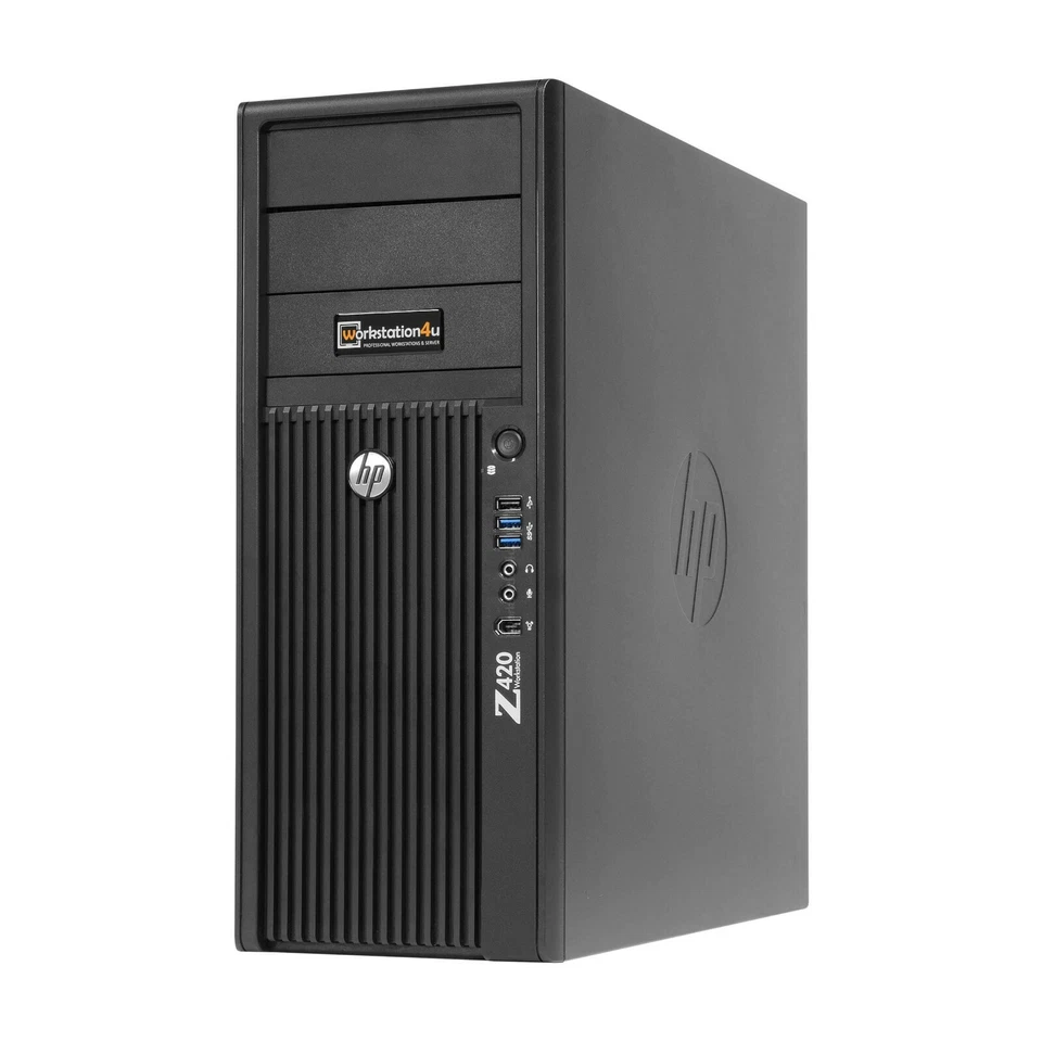 8-Core HP Z420 Workstation Xeon E5-4650 256GB SSD 32GB ram quadro 600 windows 10 - Imagen 1 de 4