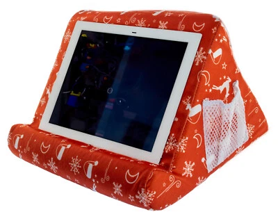 Tablet Holder iPad Stand Pillow Pad - Books, Phone , Laps, Beds Christmas Style - Image 1 of 3