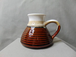 Beehive style Vintage Pottery/ Stoneware Mug Brown and White - Picture 1 of 7