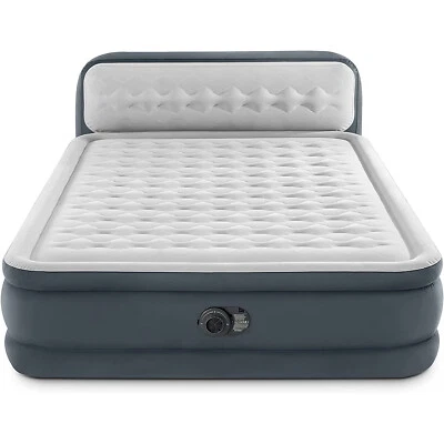 Intex Luftbett mit Pumpe Gästebett Luftmatratze 236x152x86cm selbstaufblasend - Bild 1 von 4