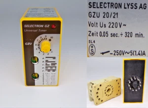 SELECTRON LYSS AG GZU 20/21 UNIVERSAL TIMER 5-5 #6350 - Foto 1 di 1
