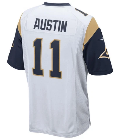 Nike Mens #11 Austin Jersey, White, X-Large Cover