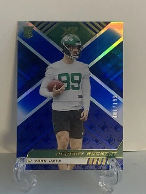 2022 Panini XR Jeremy Ruckert Blue RC  101/199 - Image 1 of 2