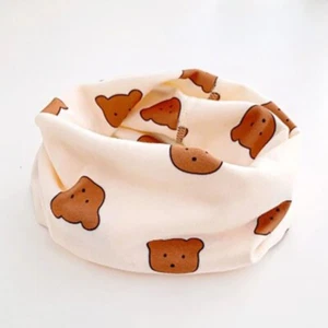 Breathable Cotton Children Warmer Neck Scarf Baby Neckerchief Cute Scarf - Picture 1 of 18