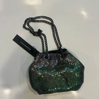 Bcbgmaxazria purse evening bag sparkly sequins - Image 1 of 4