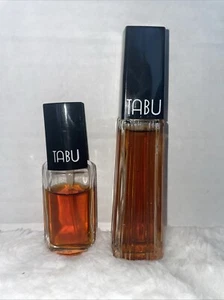 Vintage NOS Dana Tabu Eau De Cologne Pure Spray 1.5 Oz. 44 ml. & 1/2 Oz. - Picture 1 of 3