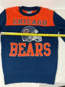 Suéter de fútbol americano Chicago Bears pequeño - 100 % acrílico lavado a máquina VALOR $$ - Imagen 1 de 6