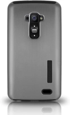 Incipio Dualpro Shine Case Per LG G Flex - Argento/Nero - Immagine 1 di 4
