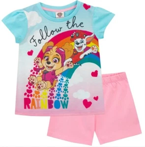 Nuevo pijama corto para niña Paw Patrol 18-24M - Skye Marshall SIGUE EL ARCO IRIS - Imagen 1 de 4