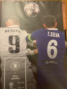 2022/23 Chelsea v Real Madrid Champions League 18 April 2023 programme - Picture 1 of 1