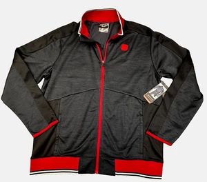 And1 Dribble Jacket Mens XL Full Zip Black Heather Shooting Shirt Basketball NWT - Picture 1 of 12